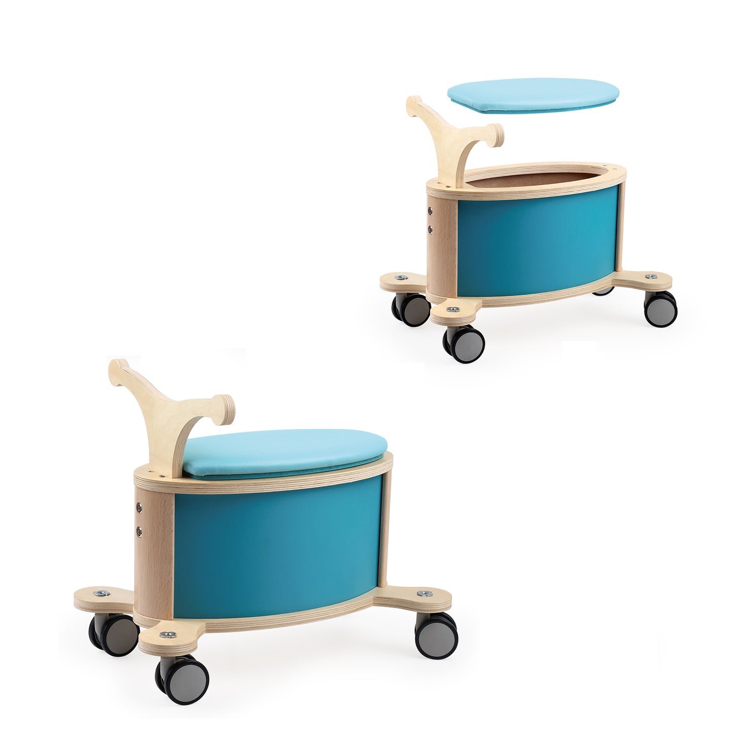 Ride-on Cargo Cart - Blue