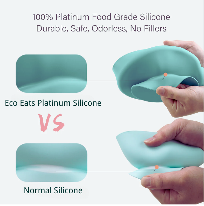 Platinum Silicone Feeding Set - Sage – Tahi Toy