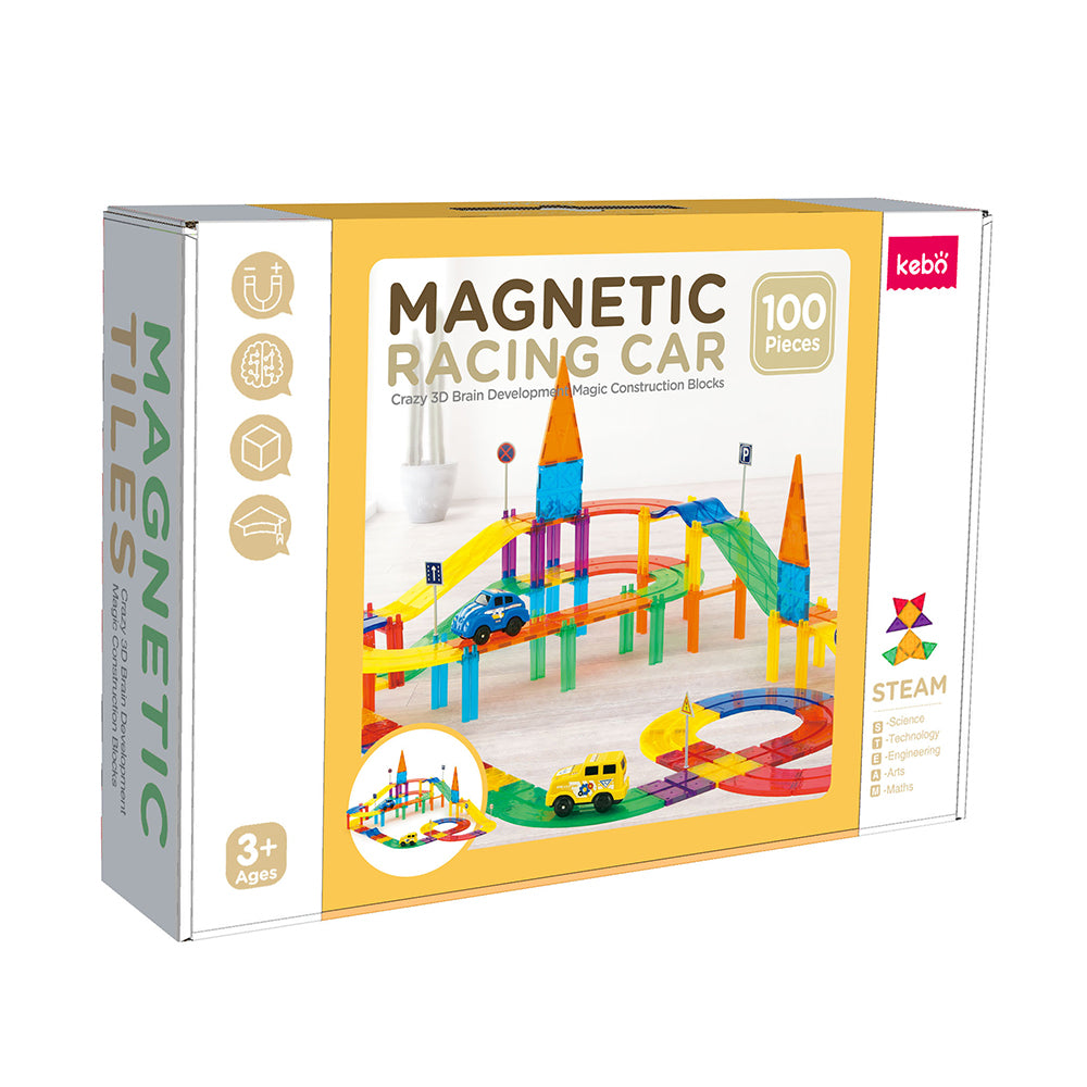Magnetic Tiles Racing Car