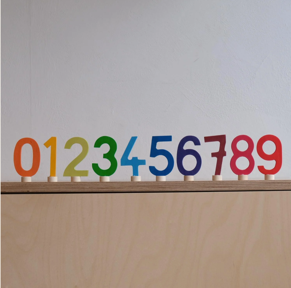 Wooden Number Decoration 0-9