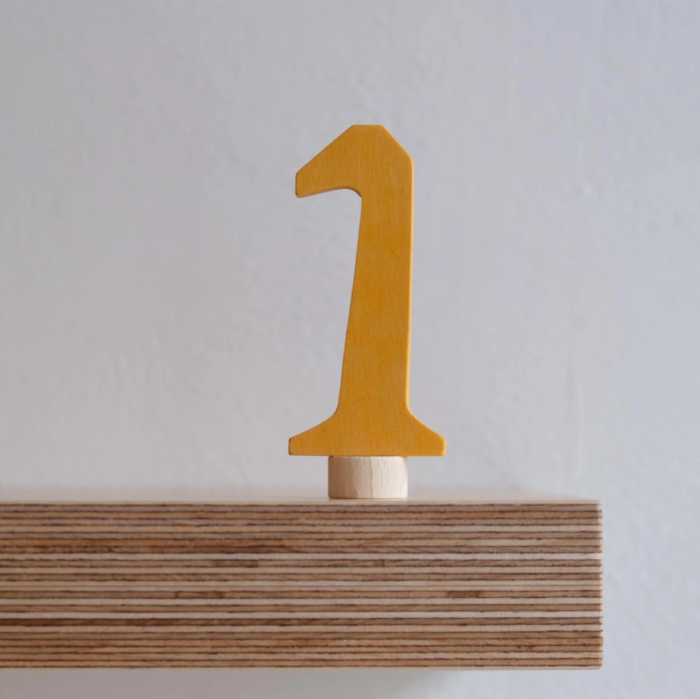 Wooden Number Decoration 0-9