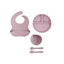 Platinum Silicone Feeding Set - Pale Mauve