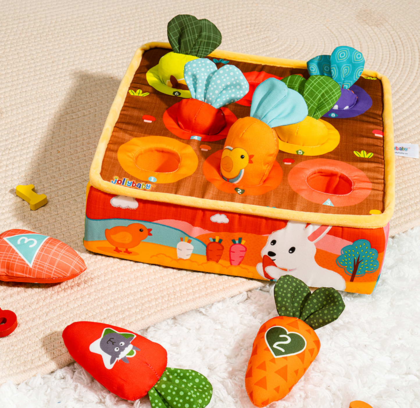 Jollybaby Carrots Picking Plush Toy
