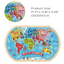 Wooden World Map Puzzle