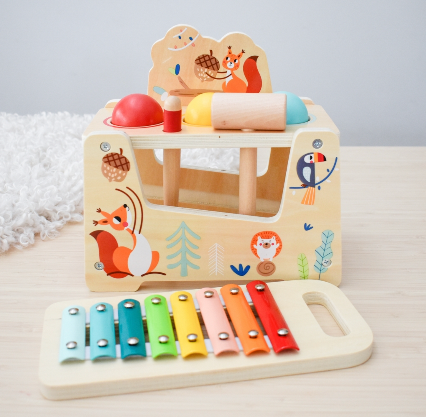 Pound & Tap Ball Bench with Xylophone