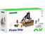 Wooden Pirate Ship Playset