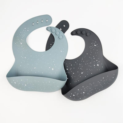 Platinum Silicone Bib - Ether Star