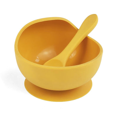 Platinum Silicone Feeding Set - Mustard