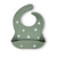 Platinum Silicone Bib - Sage Leaf