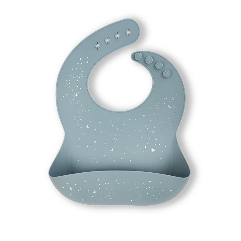 Platinum Silicone Bib - Ether Star