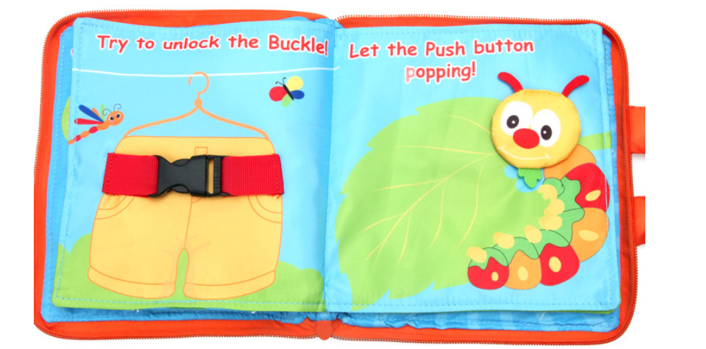 3D Fabric Busy Book - Activity Montessori Book | My lovely Book