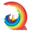 Wooden-rainbow-Kids-Toy-Rubberwood-Montessori-12-Piece-Large-Wooden-Rainbow-Stacker-Best Seller