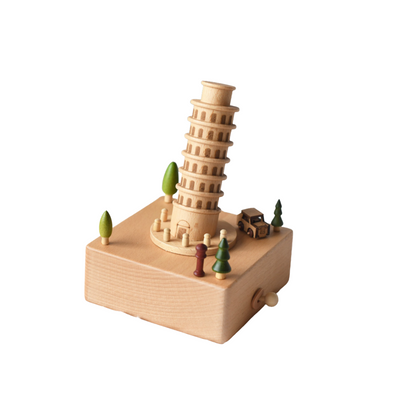 Wooden Music Box LEANING TOWER OF PISA