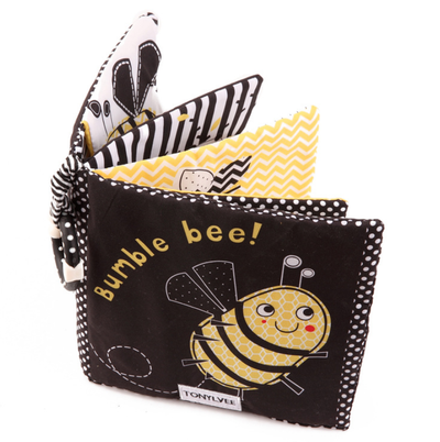Baby cloth book- Bumble Bee | Soft book | Fabric book NZ