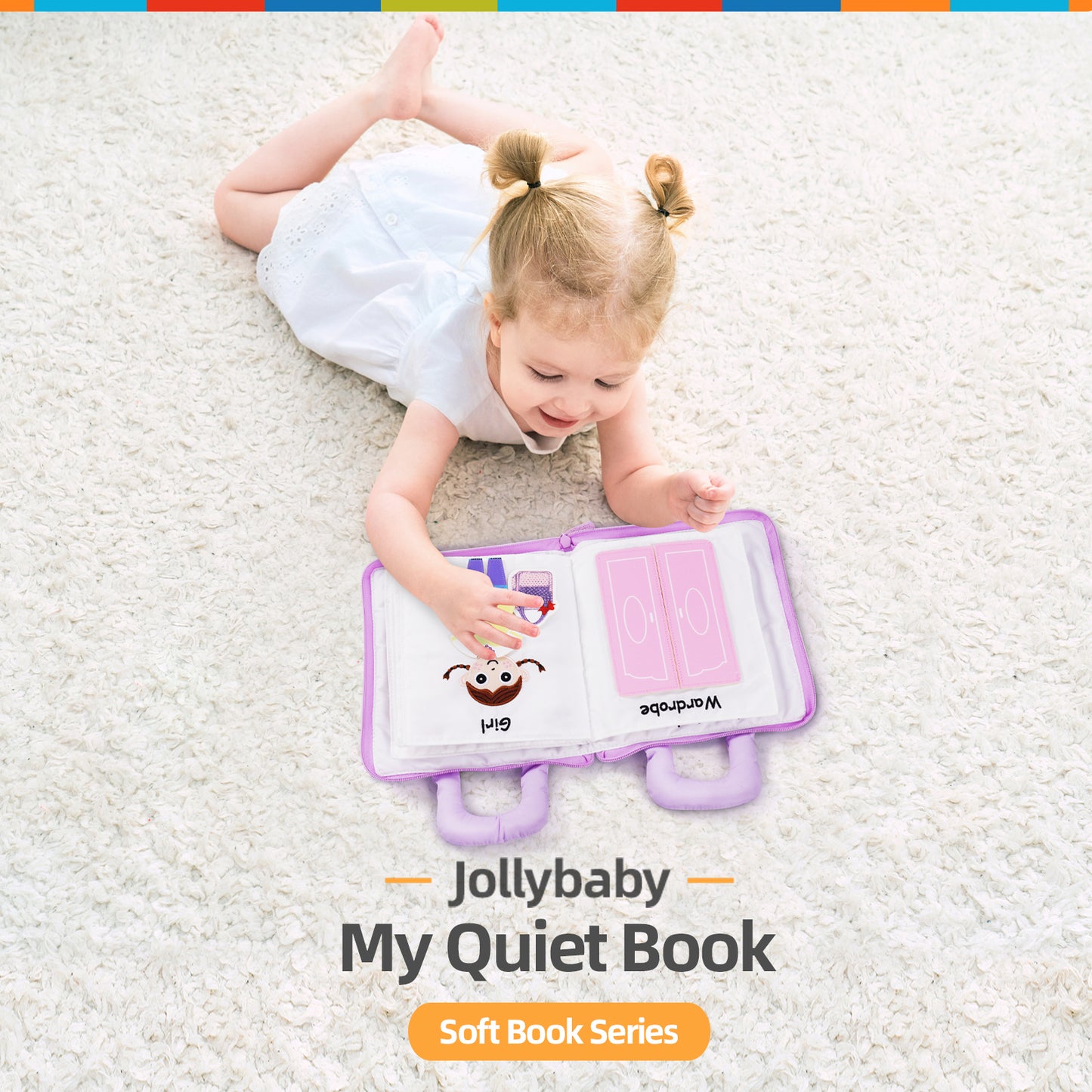 Jollybaby Montessori Quiet Book - What Should I Wear
