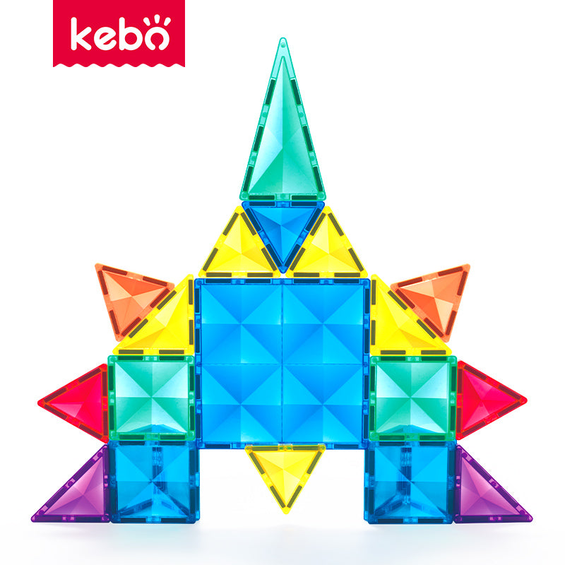 KEBO StarShine 58 Pcs Magnetic Tiles NZ Magnetic Building Blocks