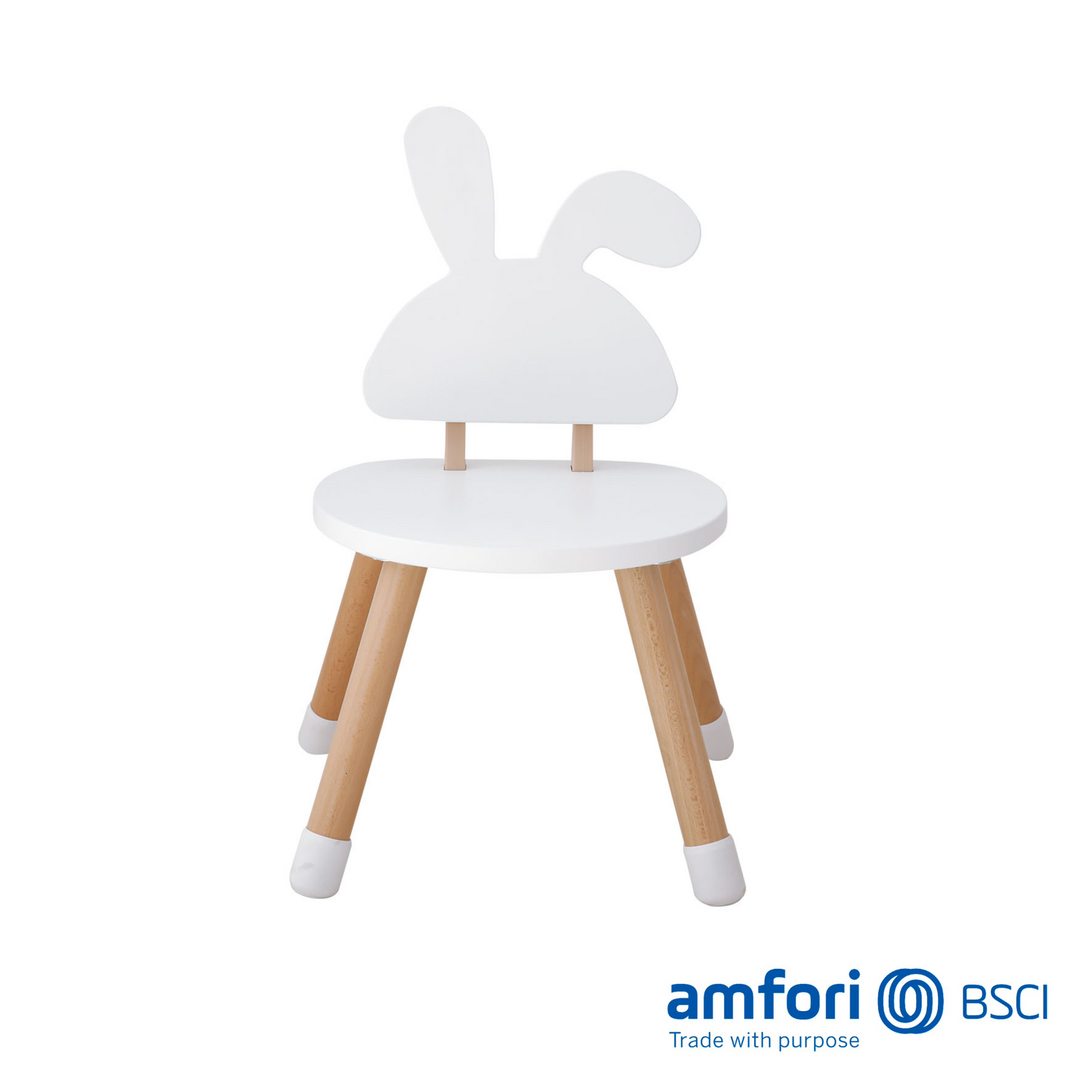 Premium Kids Wood Chair - Bunny