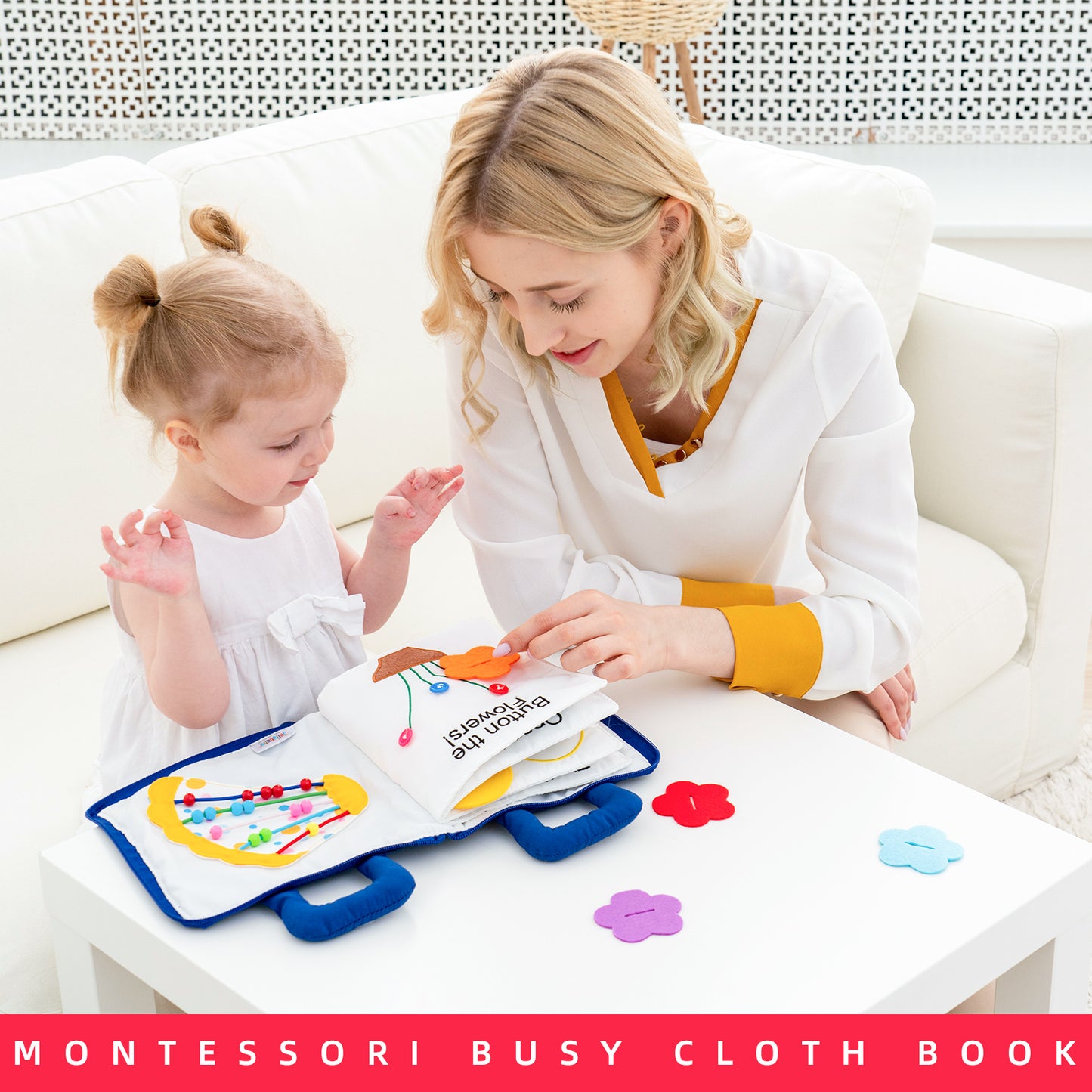 Personalized Sensory Quiet Book, Quiet Book Toddler, Toddler Book  Montessori, 1st Birthday Gift, Quiet Book Baby, Sensory Busy Book Toddler 