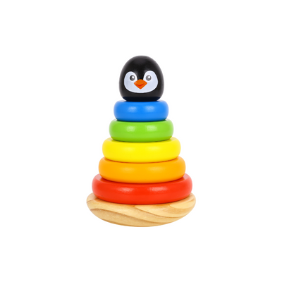 Wooden-Penguin-tower