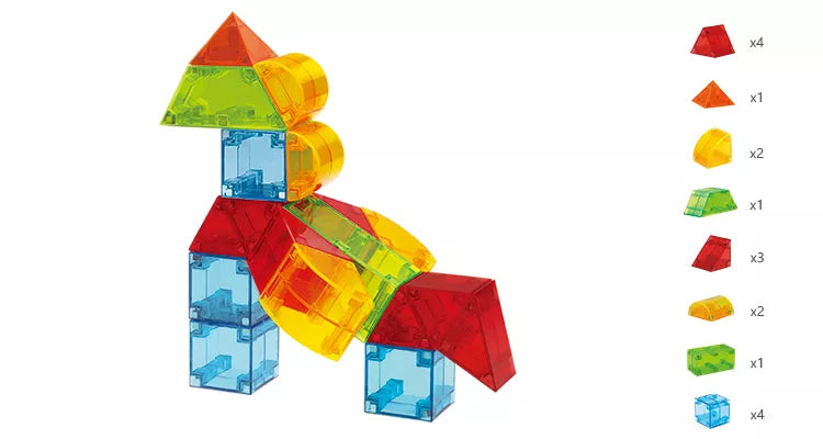 32 Pcs 3D Magnetic Building Blocks Cube  Educational STEM Toys