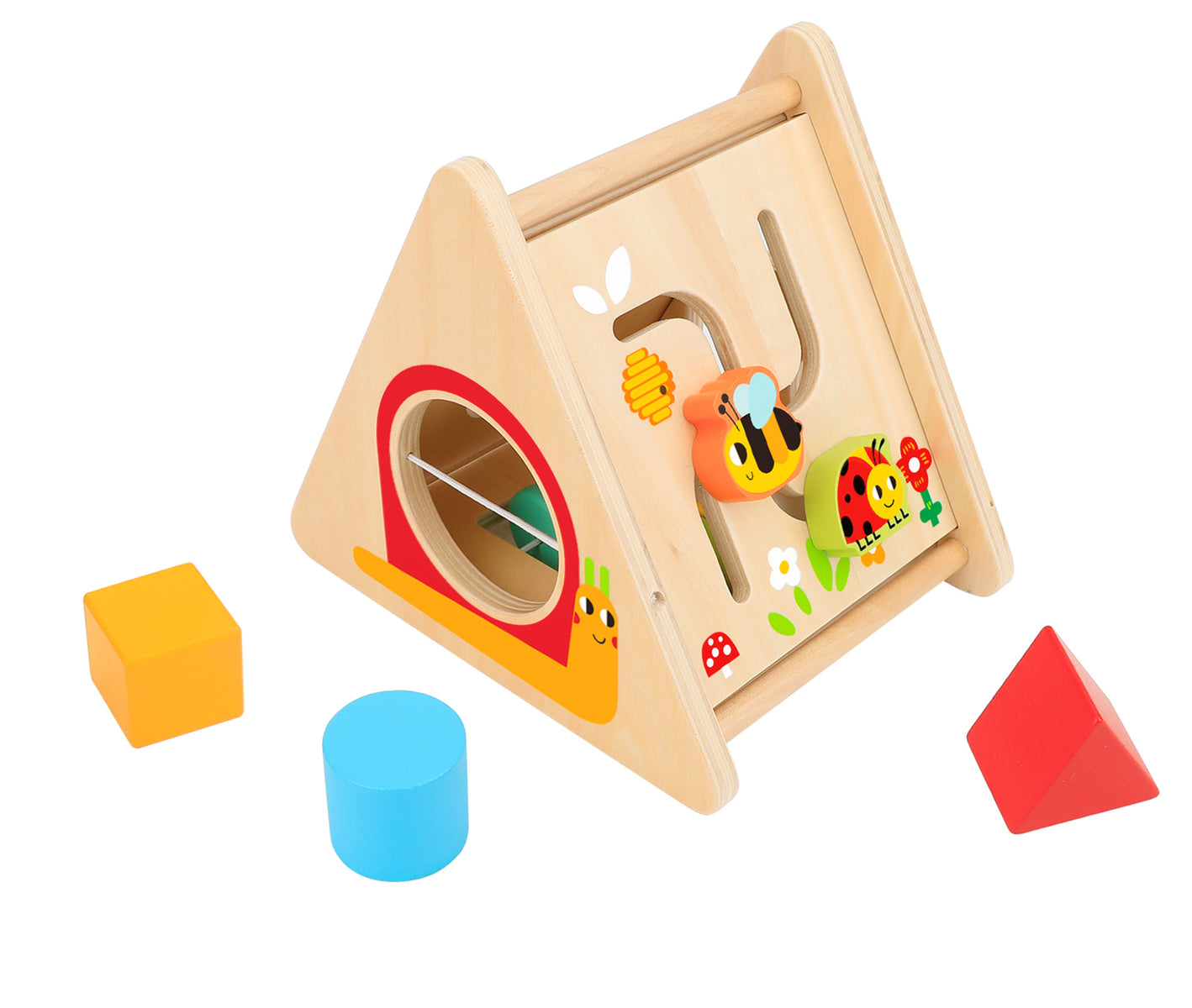 Tooky Toy Wooden Activity Triangle – Tahi Toy