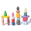18 Pcs Wooden Stacking Stones
