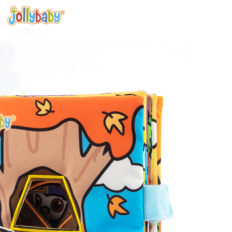 Jollybaby Soft Activity Book with Tethered Toy-details