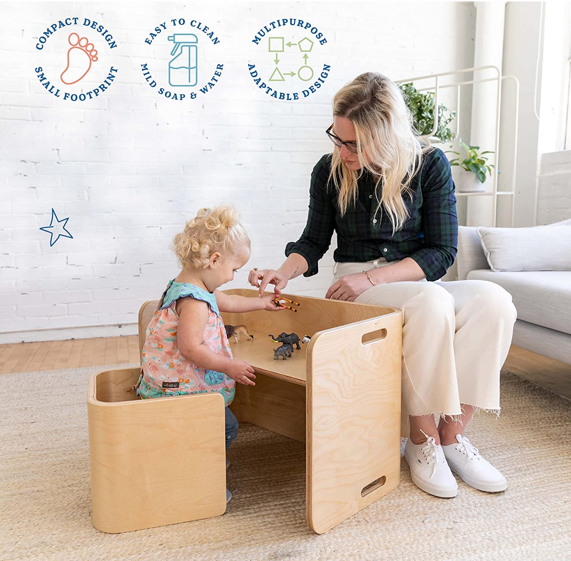 Bentwood kids table deals