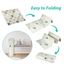 2m*1.5m*1cm - Foldable Baby Play Mat with Carry Bag - Road Map&123 Double Sides - (Thickness 1CM) - Waterproof Indoor Outdoor Use