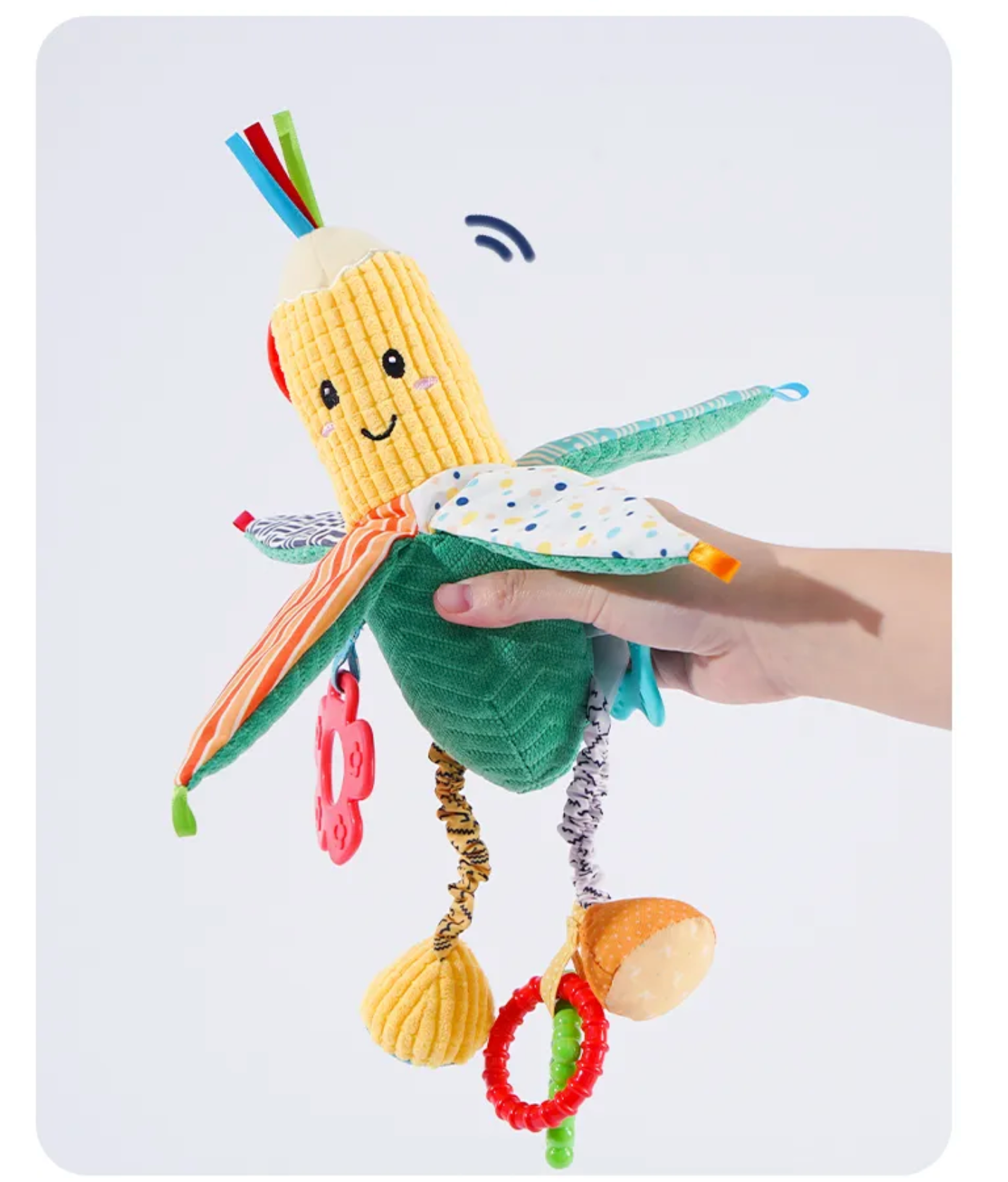 Jollybaby Soft Corn Hanging Toy
