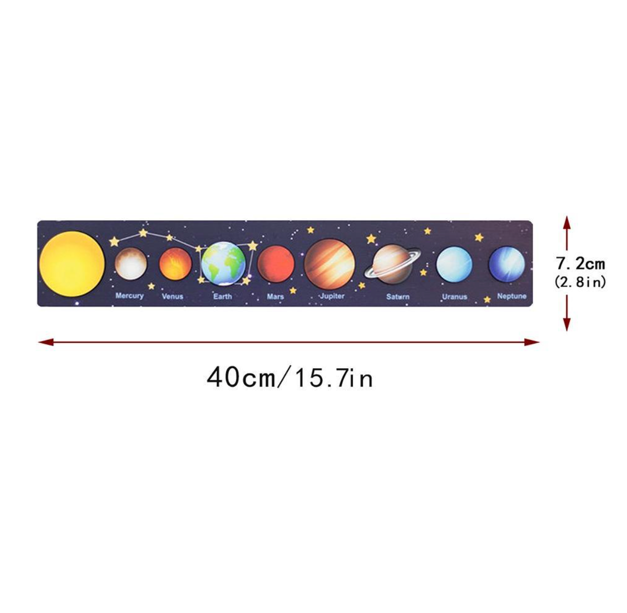 Solar System Wooden Puzzle-size