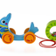 Tooky Toy Wooden Pull Along - Rolling Dolphin