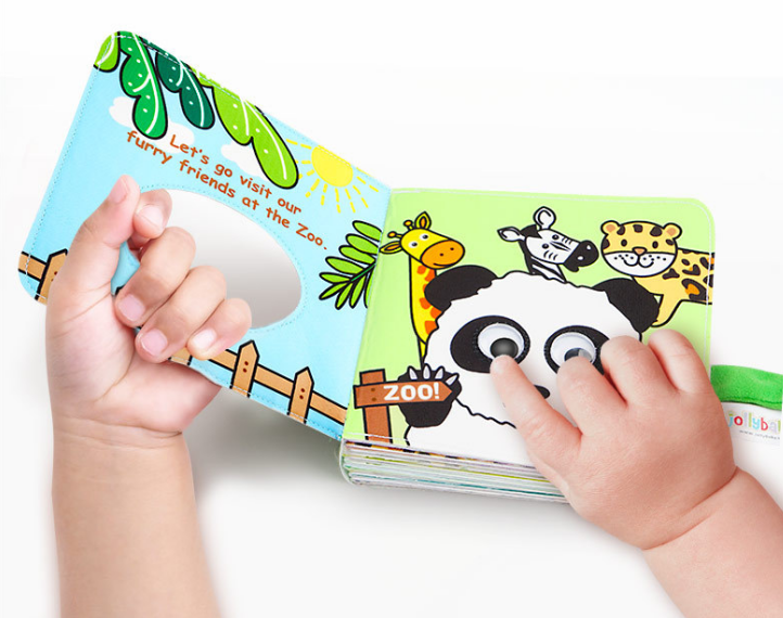 Jollybaby Cloth Books - Spot a Moving Object - 22 Pages