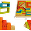 iPlay, iLearn Toddler Wooden Building Block Toys Wooden Building Block Set