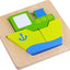 Tooky Toy Wooden Mini Puzzle - Ship