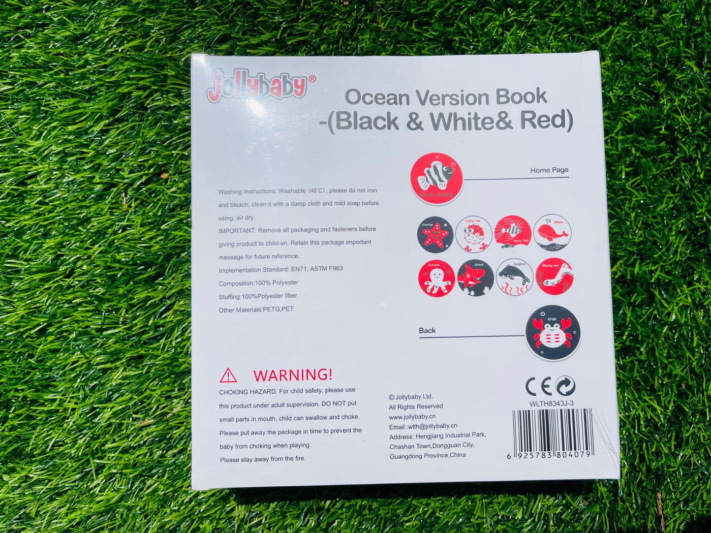 Jollybaby-Cloth-Book-Ocean-Soft book
