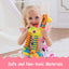 Soft Giraffe Hanging Toy with Sound and Teether for 0-3 Years Old