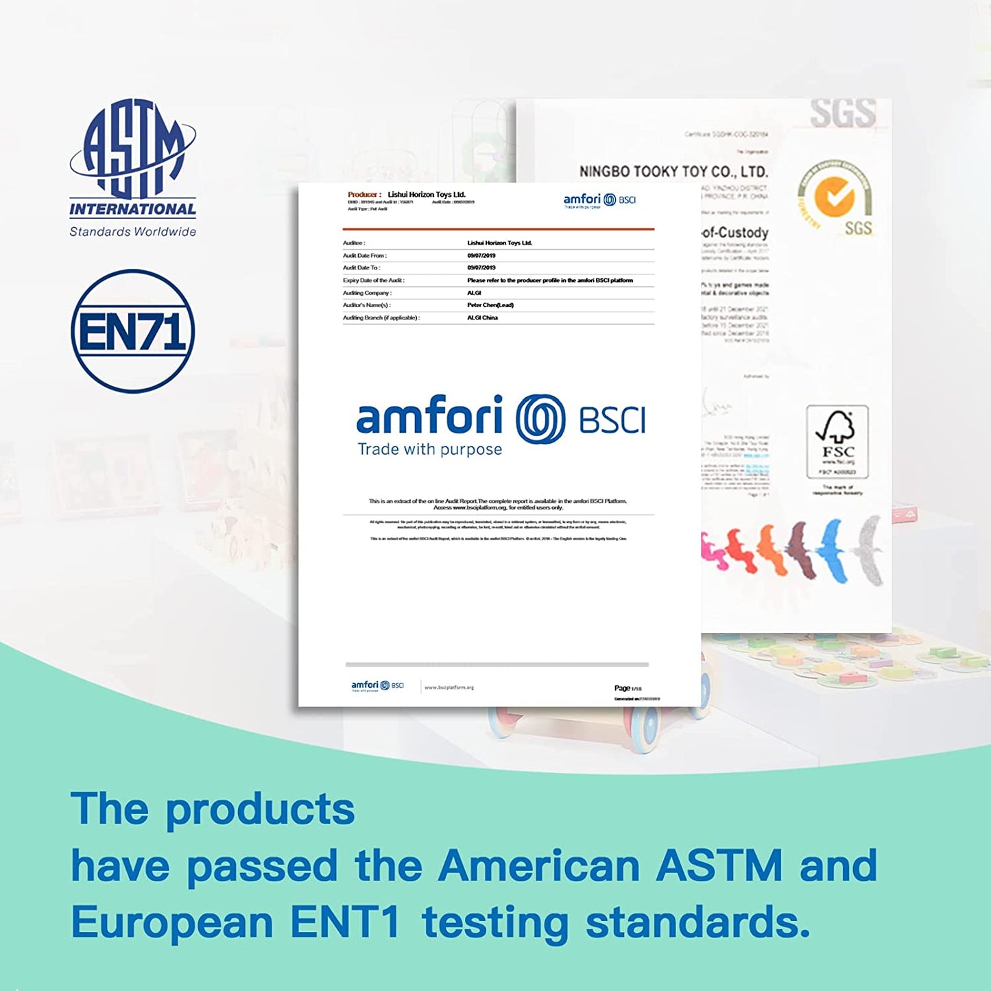 AMERICAN ASTM AND EUROPEAN ENT1