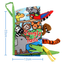 Jollybaby Animals Stereoscopic Tails Cloth Book- Kitty