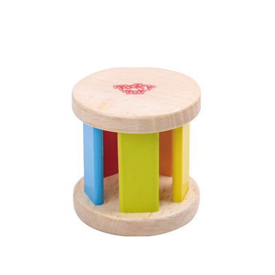 Tooky Toy Wooden Baby Rattle - Roller