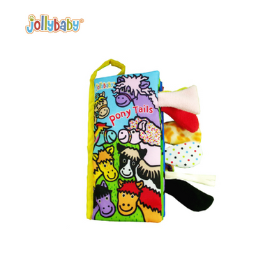 Jollybaby-Animals-Stereoscopic-Tails-Cloth-Book-Pony-Tail